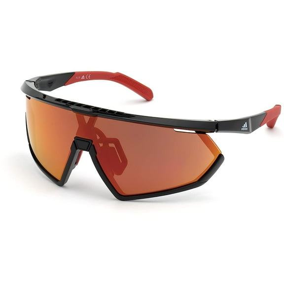 Sunglasses Adidas Sport SP 0001 01L Shiny Black / Roviex Mirror Lens   2nd Orang