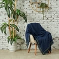 thumbnail image 2 of Cheryl Indigo 50" x 60" Throw Blanket, 2 of 5