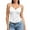 White Tank Tops, variant on Women Tank Tops Summer Sleeveless Solid Color Lace Trim Tie Front Camisole Tops Smocked Yoke Bandeau Tank Casual Fashionable Ladies Camis