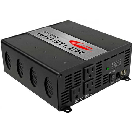 Whistler 2000W 12V DC to 115V AC Power Inverter w/ Circuit Protection