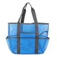 thumbnail image 3 of Bolsa de playa de arena azul bolsa de almacenamiento de playa de arena de red de malla de lavado de aguas termales para aguas termales de playa de arena Fugacal Otros, 3 of 8