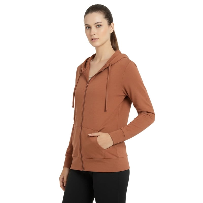 Women’s Lightweight Cotton Hoodie with Packets S-3XL Full Zip Cotton Blend Drawstring Zipper Hooded Sweatshirt Jacket Regular & Plus Size Casual Womenswear Activewear