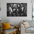 thumbnail image 5 of Kittie Metal Band Star A Canvas Wall Art Print For Room Aesthetic And Decor Poster For Bedroom Office Home Dorm Kitchen Bathroom Decor, 5 of 7