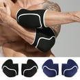 thumbnail image 2 of Pebbuoy 1 Pair Elbow Pads Soft Elastic Breathable Fabric Joint Pain Relief Compression Arm Sleeve Wrap Padded Soft Support Cushion, 2 of 7