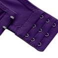 thumbnail image 6 of Bigersell Full Figure Bras for Women Deals Cotton Bras for Women Wirefree No Underwire Bra Style B850 No Underwire Bras Hook and Eye Bra Closure Big Girls Plus Size Padded Push up Bras Purple 36, 6 of 7
