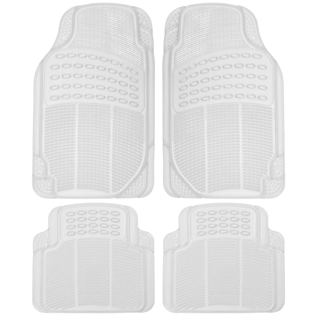 Alfombrillas BDK de goma transparente para coche, camión, furgoneta, SUV