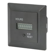 Hour Meter Digital Display , Hour Timer Hour Gauge Timer Hourmeter Gauge 0999999H 59M for Industry 100240V AC