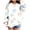 White 01, variant on Girls Hoodie Fashion Stars Printed Loose Cozy Front Pocket Unisex Hooded Sweatshirt for Kids 4-14 Years Old (13-14T, White 01)