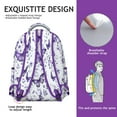 thumbnail image 5 of Stylish Small Backpack for School with Colorful Butterfly and Tropical Flowers, Lightweight Travel Backpack for Daily Commute, 5 of 6