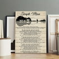 thumbnail image 4 of Simple Men Lyrics Songs Poster Wrapped Wooden Frame Wall Decor,,Canvas Wall Art for Living Room,Bedroom,Office,Ready to Hang, 4 of 5