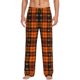 thumbnail image 1 of Balery Halloween Tartan Plaid Pantalones de pijama para hombre, pijama ultraligero, pantalón de descanso-Large, 1 of 6