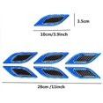 thumbnail image 3 of WANNGWE 2PCS car Reflective Sticker Fender Hood Protection (Blue) WJ99-4654, 3 of 7