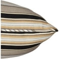 thumbnail image 2 of Pillow Perfect Inc. 386805 Getaway Stripe Black Rectangle Throw Pillow (Set of 2), 2 of 6