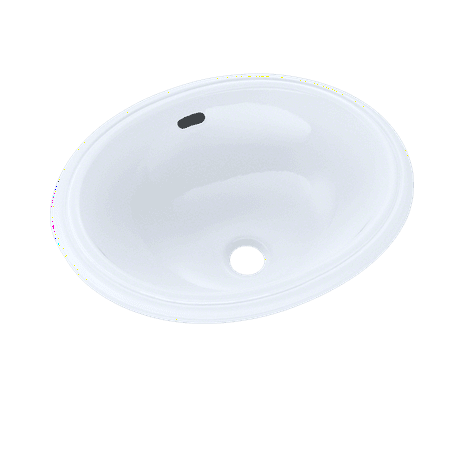 Toto Oval 15 X 12 Narrow Undermount Bathroom Sink Cotton White Lt577 01