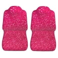 thumbnail image 4 of Haiem Rose Red Glitter Printed Car Seat Covers Set of 2, Universal Fit Car Seat Covers,Protective Seat Covers,Comfortable Car Seat Covers, Easy Installation Seat Covers, 4 of 9