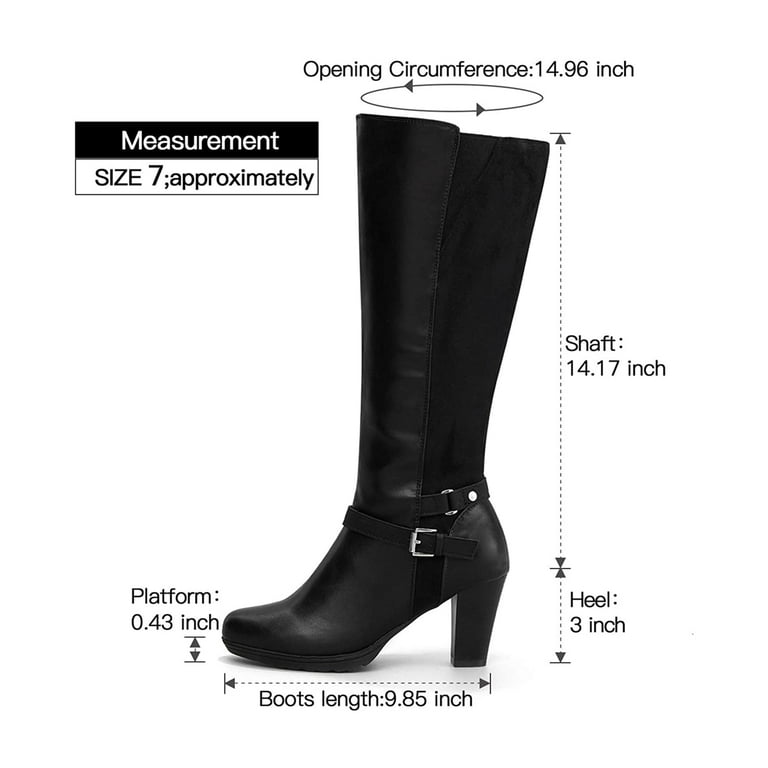 3 inch high heel boots 2025