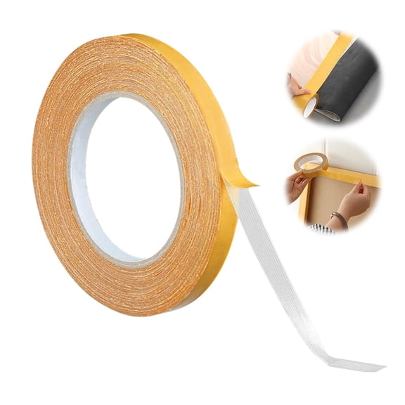 Heavy-Duty Double Sided Tape Waterproof Removable Fabric Tape Carpet Wallpaper 1.18In×32.8Ft