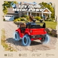thumbnail image 4 of iYofe 12V Jeep Wrangler Rubicon Electric Car, Powered Ride On Car for Kids Ages 3-5, with Rear Wheel Suspension, Remote, Lights, Music, 4 of 10