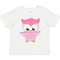 thumbnail image 3 of Inktastic Cute Pink Spring Owl Girls Toddler T-Shirt, 3 of 5
