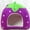 Purple, variant on Kayannuo Foldable Insulated Indoor Cat House with Padded Warmth, Strawberry (2 Pack)
