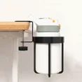 thumbnail image 4 of Home Clip On Table Cup Holder Horizontal Vertical Mount Anti Spill Office Desktop Mug Rack Metal Clamp Water Bottle Storage Tray, 4 of 4