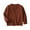 Brown, variant on zbxnLI Kids Cardigan Sweater Girls Boys Knit Open Front Button down School Uniform Tops Solid Color