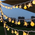 thumbnail image 2 of Globe String Lights, Fairy Lights Battery Operated, Indoor String Lights for Bedroom Christmas Decoration, Patio, Wedding, Globe String Lights Bulb Warm White Fairy Lights for Bedroom, 2 of 5