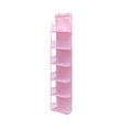 thumbnail image 2 of 6-Shelf Over The Door Hanging Pantry Organizer, Behind The Door Storage Organizer, with Clear Plastic Pockets, for Bedrooms, Closets, Bathrooms, Small Apartments, College Dorms, 2 of 8