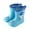 Blue, variant on LYHaoo Kids Rain Boots Girls Boots Non Slip Comfortable Toddler Outdoor Play Shoes For Baby Children Sizes 8 Blue(Little Kid)