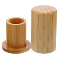 thumbnail image 2 of Toothpick Carrier Bamboo Wooden Holder Style For Mealtime Chocolate 8.50X5.50X5.00CM 1Pcs, 2 of 4