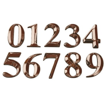 WORGEOUS  10 Pcs Large House Numbers Neon Signs for Bedroom