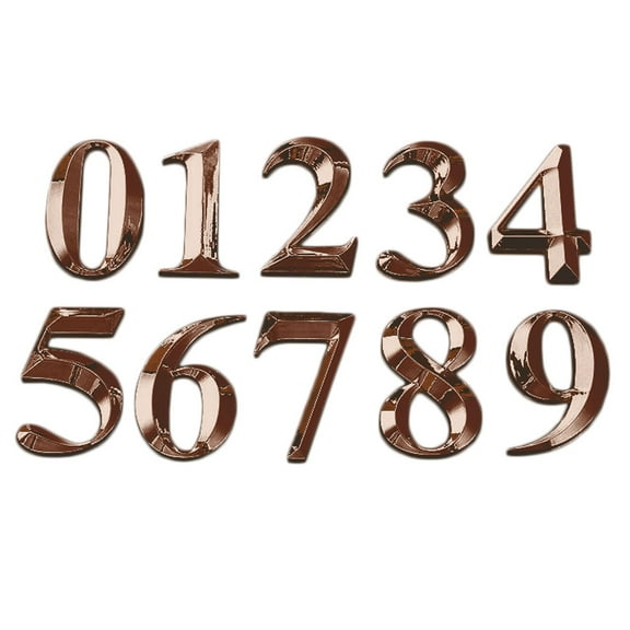 Zehuanyu 10 Pcs Address Numbers for House Large House Numbers 5X3.5CM
