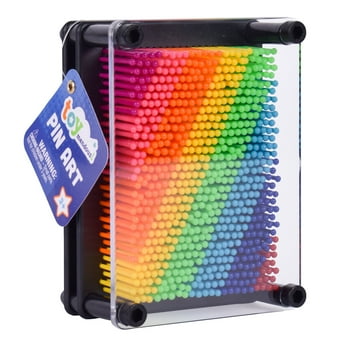 Toymendous Rainbow Pin Art - 3D Pin Board | Kids, Unisex Ages 3+