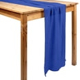 thumbnail image 4 of Koyal Wholesale Chiffon Table Runner 180-Inches Long,  Royal Blue Wedding Runners, Holiday Table Runners, 4 of 5