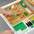 thumbnail image 3 of Royal Craft Wood Bamboo Kitchen Drawer Organizer Tray – Silverware Drawer Organizer and Utensil Holder for Flatware, Cutlery & Kitchen Storage (7 Slot, Natural), 3 of 9