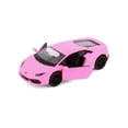 thumbnail image 2 of Lamborghini Huracan Hard Top, Matte Hot Pink - Kinsmart 5382DPK - 1/36 Scale Diecast Model Car, 2 of 6