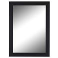 thumbnail image 4 of Hitchcock Butterfield Matte Black Urban Metro Bathroom Vanity Wall Mirror 42" H x 30" W - Black, 4 of 6