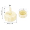 thumbnail image 2 of Unique Bargains ABS Hose Barb Fittings Coupler, 4mm Barb x G1/2 Female Thread, White 2Pcs, 2 of 5