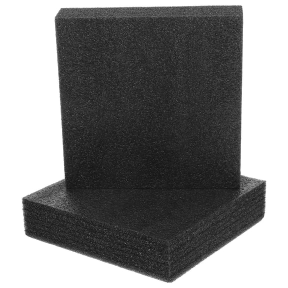 GAXIRE Black EPE Foam Packing Inserts 2pcs Lightweight Tearable Foam Board for Packaging and Craft Projects