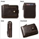 thumbnail image 2 of Cartera con cremallera MING CLAN de cuero con bloqueo RFID para hombre, 2 of 7