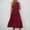 01 Wine, variant on Dresses for Women Casual Sleeveless Tank Mini Short Dress Crew Neck Bubble Sundress with Pockets