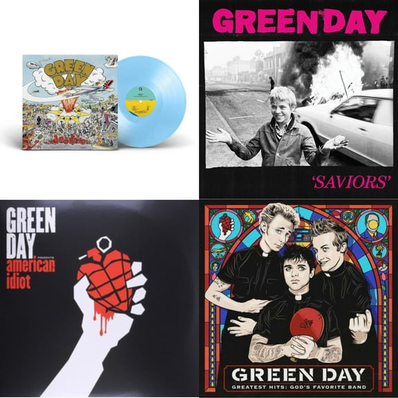 Dookie (X) (Baby Blue LP Vinyl) & Saviors (180G/Deluxe LP Vinyl) & American Idiot & Greatest Hits: God's Favorite Band (X)