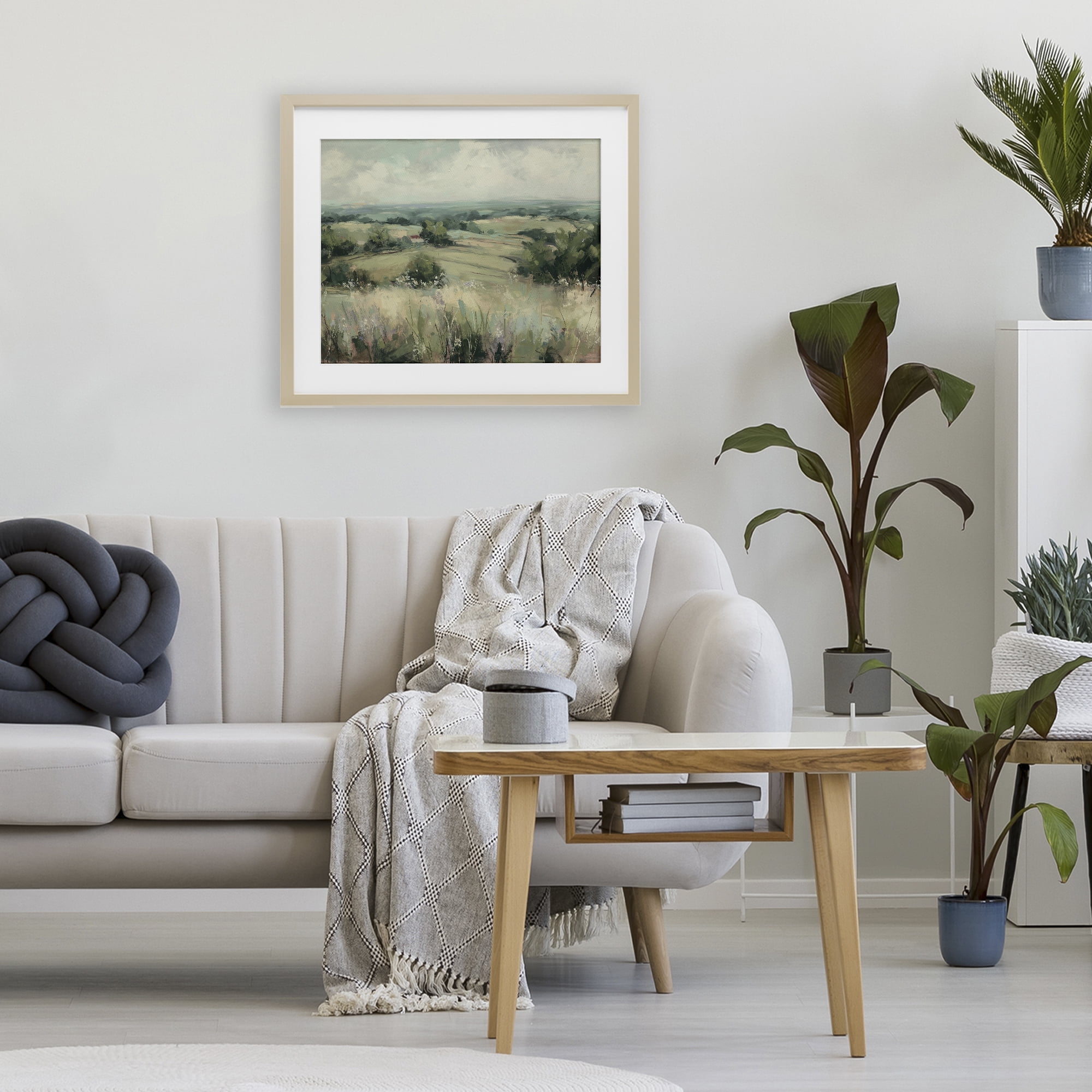 Stupell Industries Idyllic Green Pastures Birch Framed Print Under Glass, design by Svetlana Aleynikova
