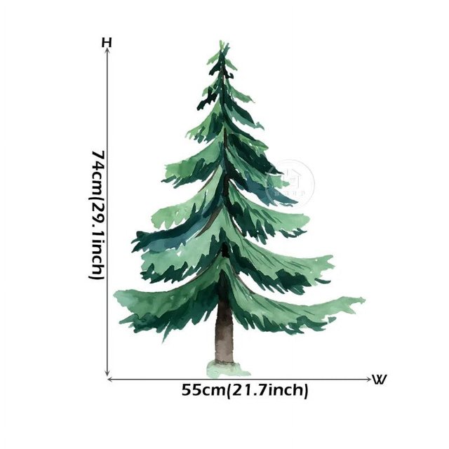 Pegatinas de pared de árbol de Navidad para sala de estar, calcomanías de pared para decoración del hogar, ventana de vidrio, escaparate de tienda, decoración del hogar, nuevo
