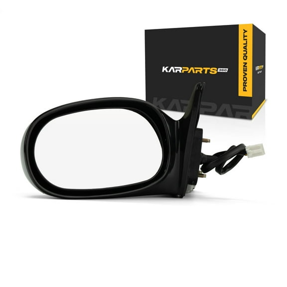 For Toyota Corolla 1998 99 00 01 2002 Door Mirror Driver Side | Power | Non-Heated | Black | LE Model | Replacement For 87940-02190-C1 | TO1320129