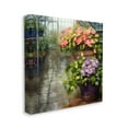 thumbnail image 3 of Spring Blossoms Greenhouse Garden Botanical & Floral Painting Gallery Wrapped Canvas Print Wall Art, 3 of 7