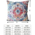 thumbnail image 3 of Antique Turkish Hereke Rug Print Boho Throw Pillow Cover 18x18 Inch Set of 2 Double Sided Decorative Soft Throw Pillow Case Cushion Case for Home Decor Living Room Bed Couch Car, 3 of 6