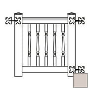 34"W x 36"H x 4"D Gate Kit w/ Colonial Spindles, Tan