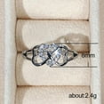 thumbnail image 5 of PERITANG Classic Promise Ring Anniversary For Women Gift for Wife High Quality Comfortable Fit CZ Cubic Zirconia Ring Ideal Jewelry Gift Comes in Elegant Box, 5 of 8