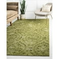 thumbnail image 2 of Unique Loom Damask Victorian Floral Rug 9' x 12' Rectangle Green/Olive, 2 of 2